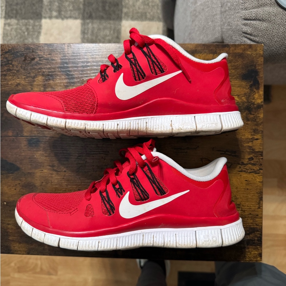 Nike Kids Red Athletic Shoes